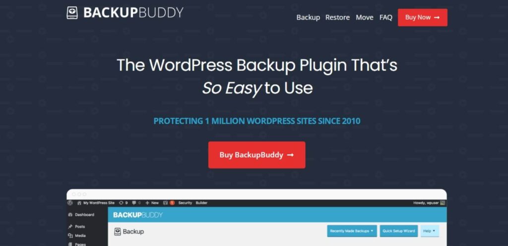 BackupBuddy — WordPress backup plugin